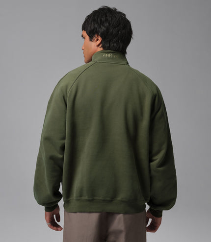 Air Jordan Mens Fleece 1/4 Zip - Cargo Khaki