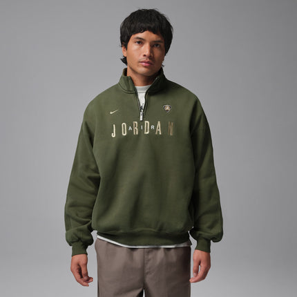 Air Jordan Mens Fleece 1/4 Zip - Cargo Khaki