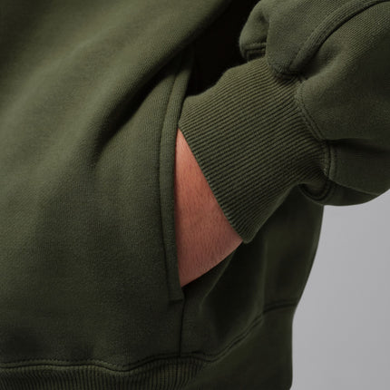 Air Jordan Mens Fleece 1/4 Zip - Cargo Khaki