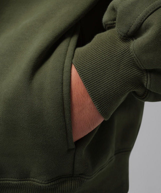 Air Jordan Mens Fleece 1/4 Zip - Cargo Khaki