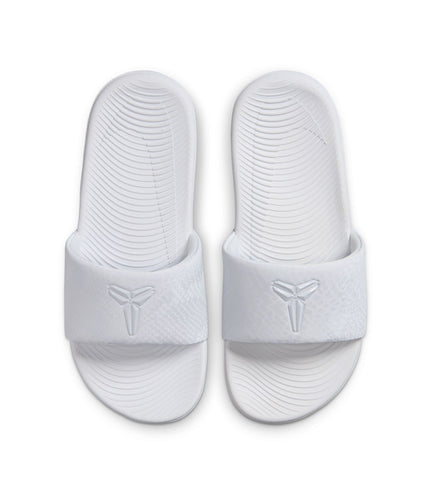 Nike Big Kids Kobe Kawa Slides - White