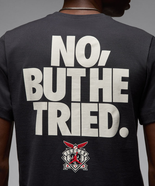 Air Jordan Mens Crewneck Tee - Off Noir
