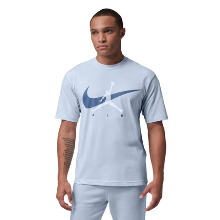 Air Jordan Mens Brooklyn Jumpman Tee - Aura/Squadron Blue