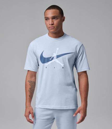 Air Jordan Mens Brooklyn Jumpman Tee - Aura/Squadron Blue