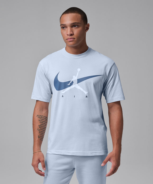 Air Jordan Mens Brooklyn Jumpman Tee - Aura/Squadron Blue
