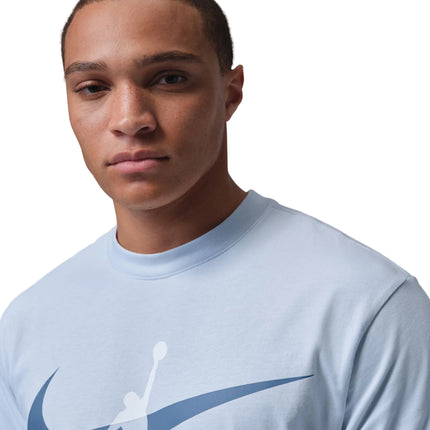 Air Jordan Mens Brooklyn Jumpman Tee - Aura/Squadron Blue