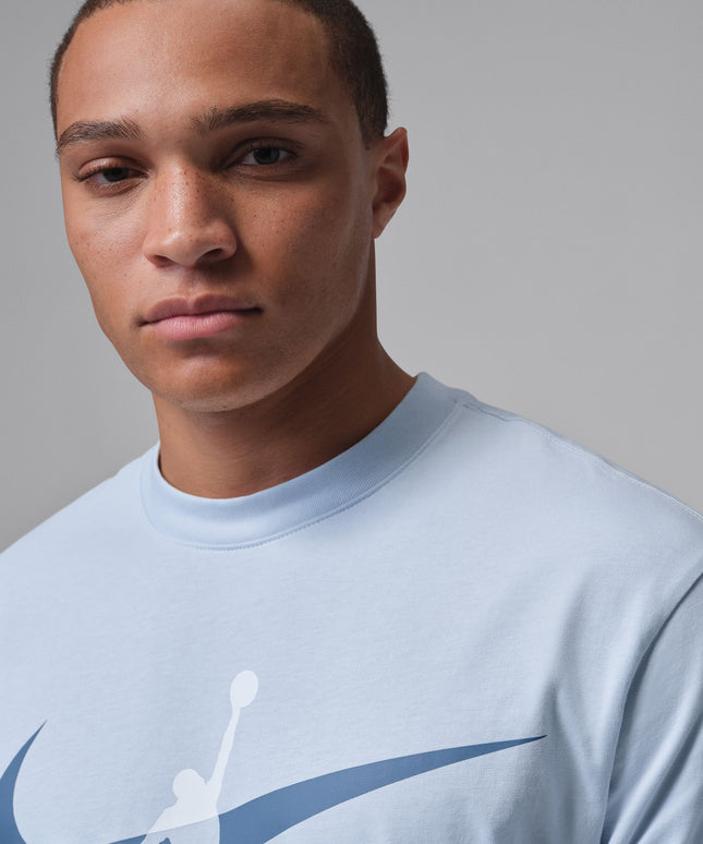 Air Jordan Mens Brooklyn Jumpman Tee - Aura/Squadron Blue