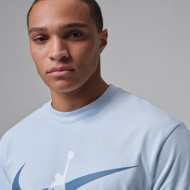 Air Jordan Mens Brooklyn Jumpman Tee - Aura/Squadron Blue