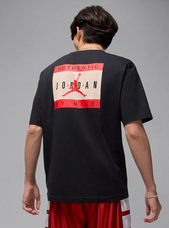 Air Jordan Mens Brand Tee - Black