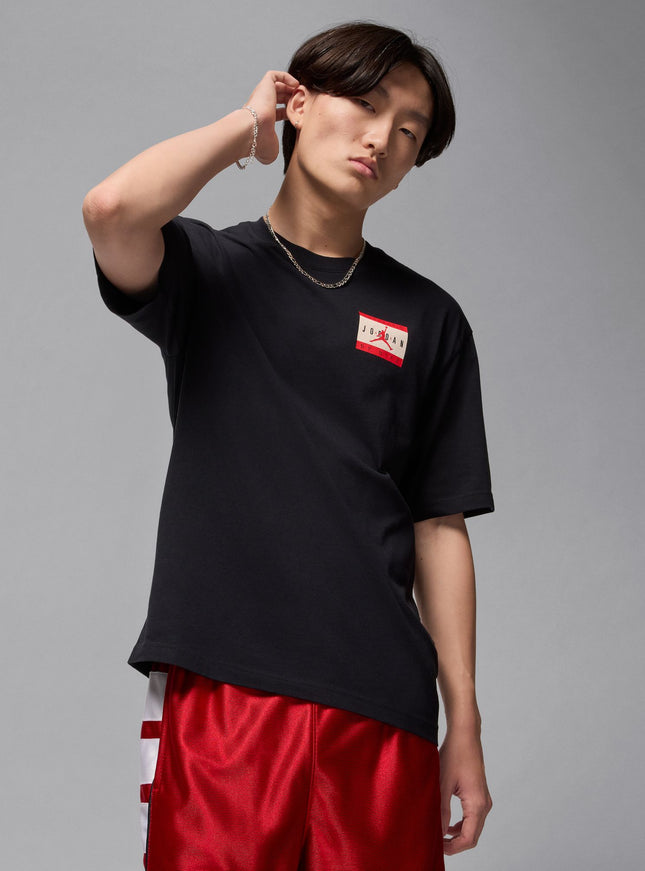 Air Jordan Mens Brand Tee - Black