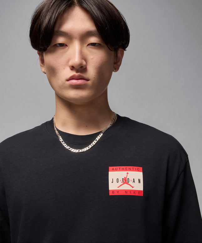 Air Jordan Mens Brand Tee - Black