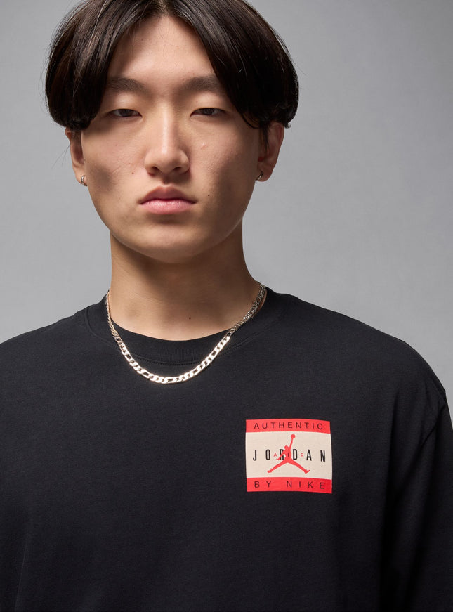 Air Jordan Mens Brand Tee - Black