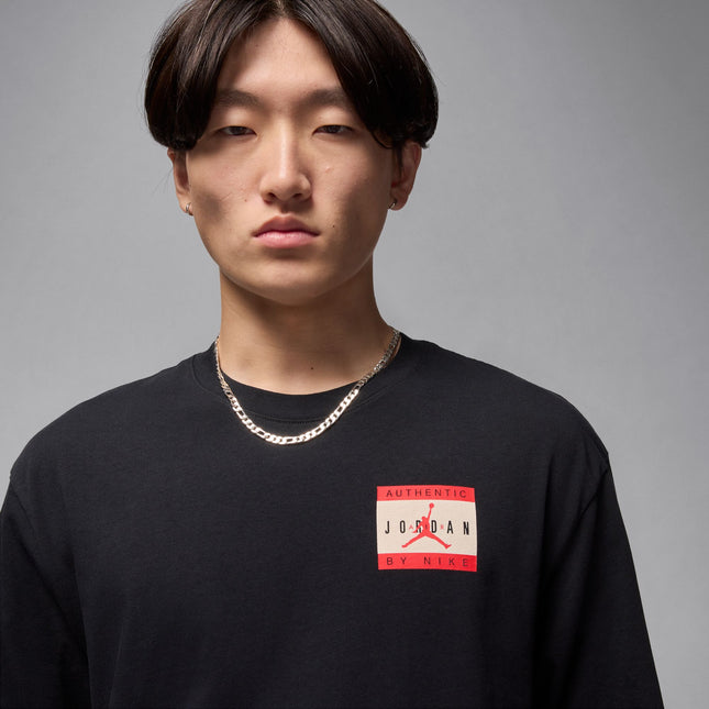 Air Jordan Mens Brand Tee - Black