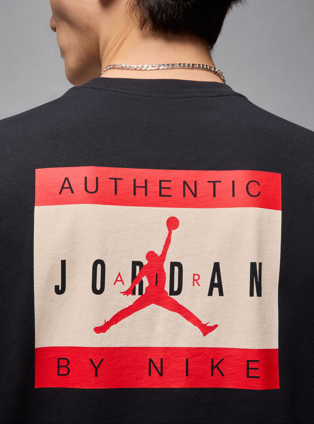 Air Jordan Mens Brand Tee - Black