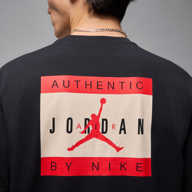 Air Jordan Mens Brand Tee - Black