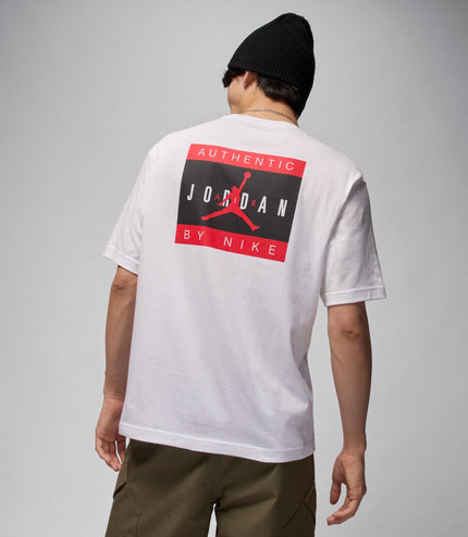 Air Jordan Mens Brand Tee - White