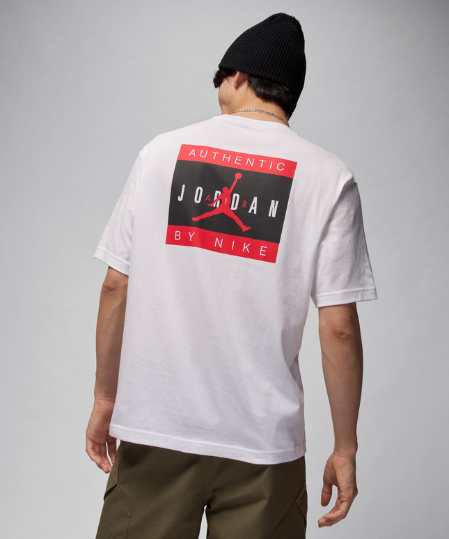 Air Jordan Mens Brand Tee - White