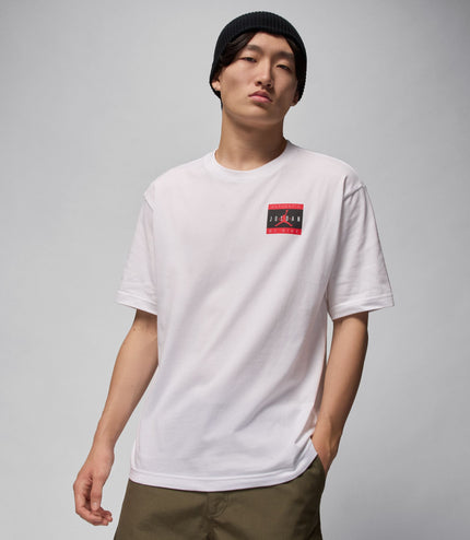 Air Jordan Mens Brand Tee - White