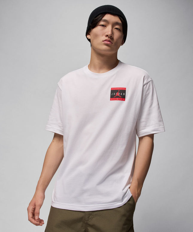 Air Jordan Mens Brand Tee - White
