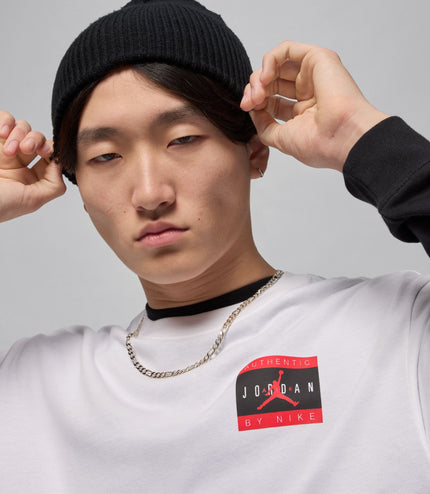 Air Jordan Mens Brand Tee - White