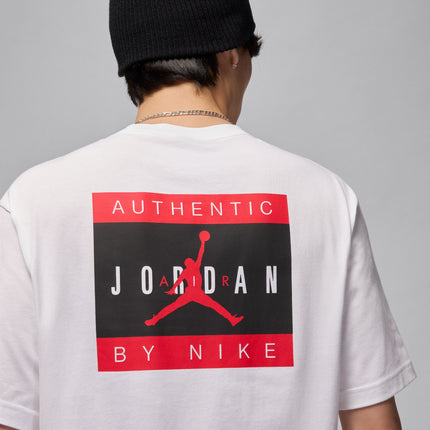 Air Jordan Mens Brand Tee - White