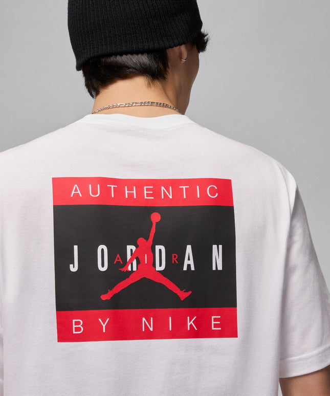 Air Jordan Mens Brand Tee - White