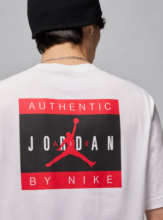 Air Jordan Mens Brand Tee - White
