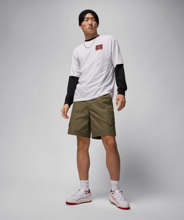 Air Jordan Mens Brand Tee - White