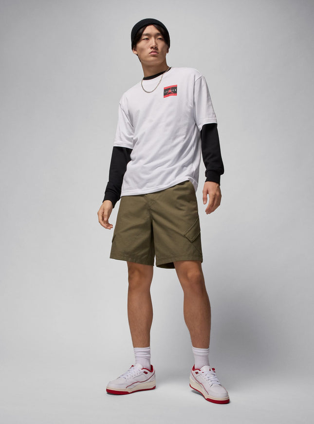 Air Jordan Mens Brand Tee - White