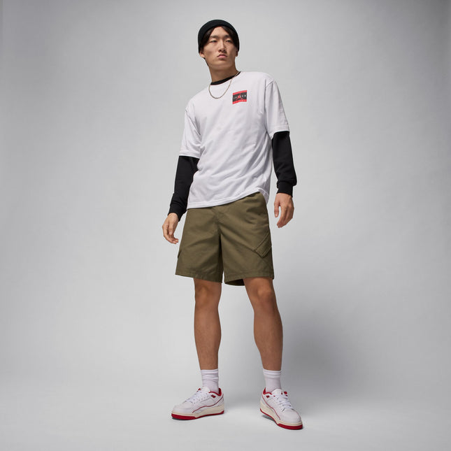 Air Jordan Mens Brand Tee - White