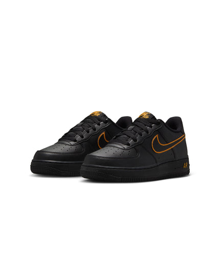 Nike Air Force 1 para niños grandes, color negro y reloj de sol