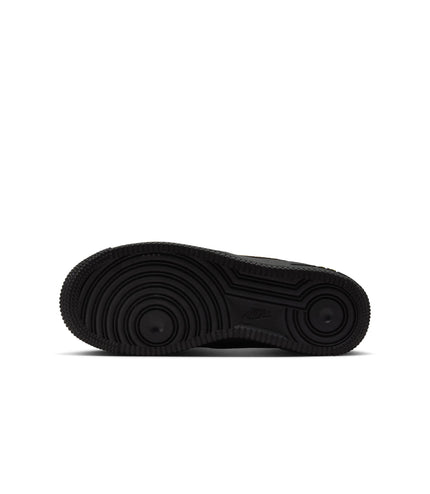 Nike Air Force 1 para niños grandes, color negro y reloj de sol