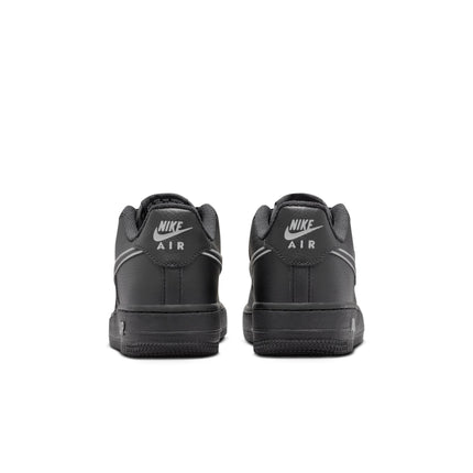 Nike Big Kids Air Force 1 - Black/Light Smoke Grey