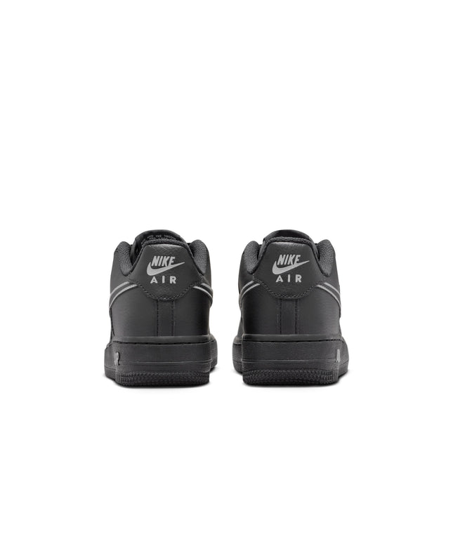 Nike Big Kids Air Force 1 - Black/Light Smoke Grey