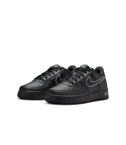 Nike Big Kids Air Force 1 - Black/Light Smoke Grey