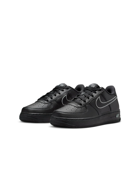 Nike Big Kids Air Force 1 - Black/Light Smoke Grey