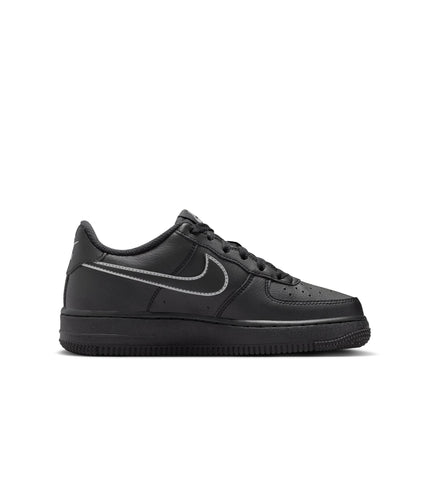 Nike Big Kids Air Force 1 - Black/Light Smoke Grey