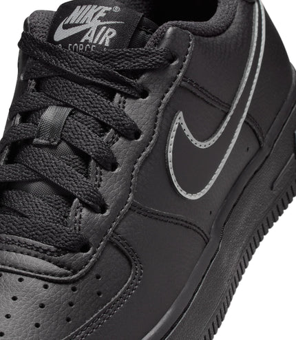 Nike Big Kids Air Force 1 - Black/Light Smoke Grey