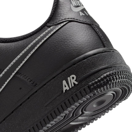 Nike Big Kids Air Force 1 - Black/Light Smoke Grey