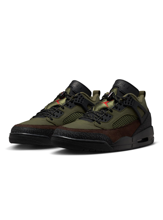 Air Jordan Mens Spizike Low - Medium Olive - denim exchange
