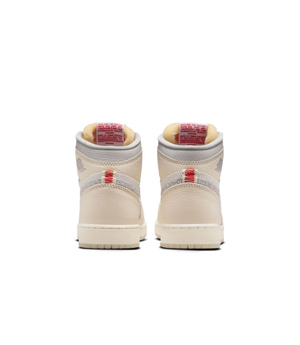 Air Jordan Big Kids 1 Retro High OG - Sail/University Red