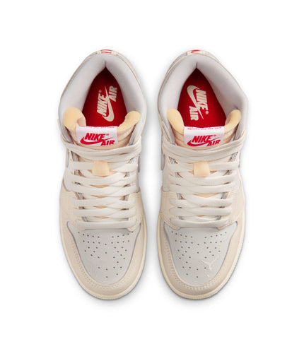 Air Jordan Big Kids 1 Retro High OG - Sail/University Red
