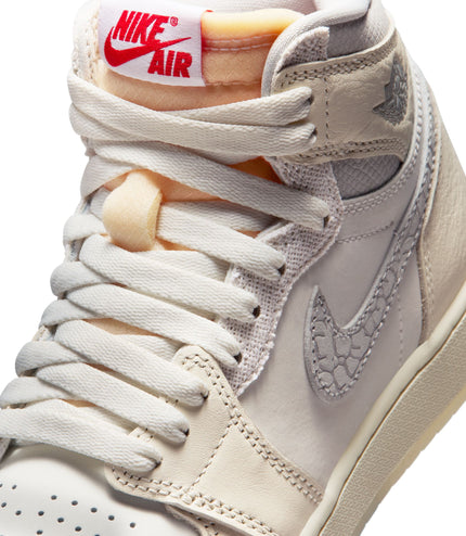 Air Jordan Big Kids 1 Retro High OG - Sail/University Red