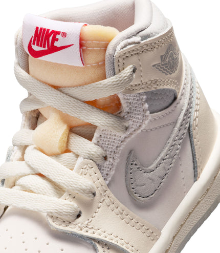 Air Jordan (TD) 1 Retro High OG - Sail/University Red