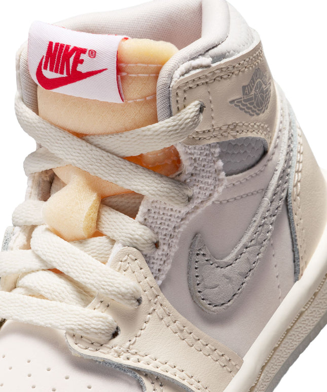 Air Jordan (TD) 1 Retro High OG - Sail/University Red