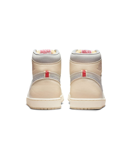 Air Jordan Mens 1 Retro High OG - Sail/University Red