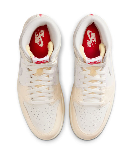 Air Jordan Mens 1 Retro High OG - Sail/University Red