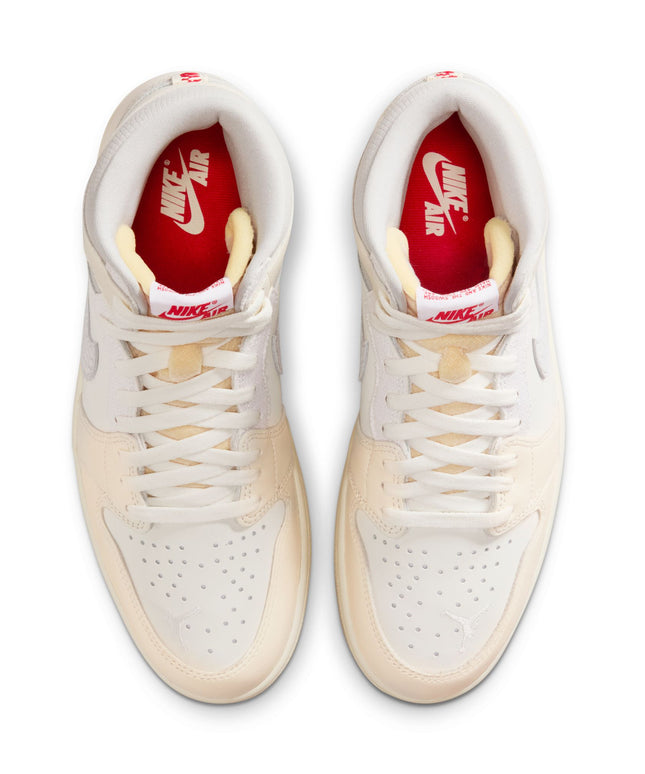 Air Jordan Mens 1 Retro High OG - Sail/University Red
