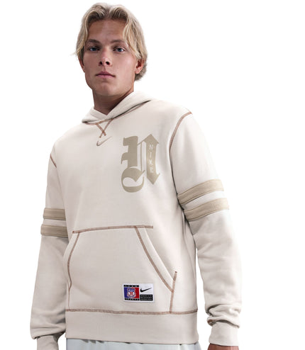 Nike Mens Nike Club Next Up Hoodie - Light Bone
