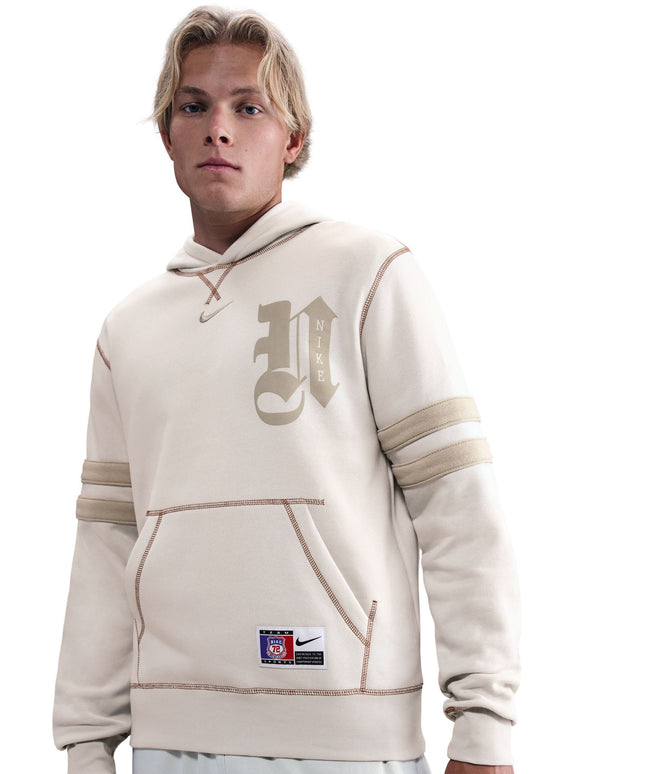 Nike Mens Nike Club Next Up Hoodie - Light Bone
